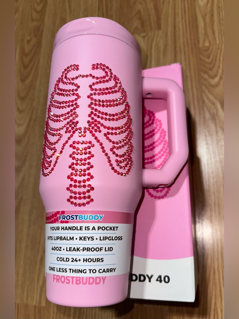 Frost Buddy Pink Skeleton Thicc Buddy